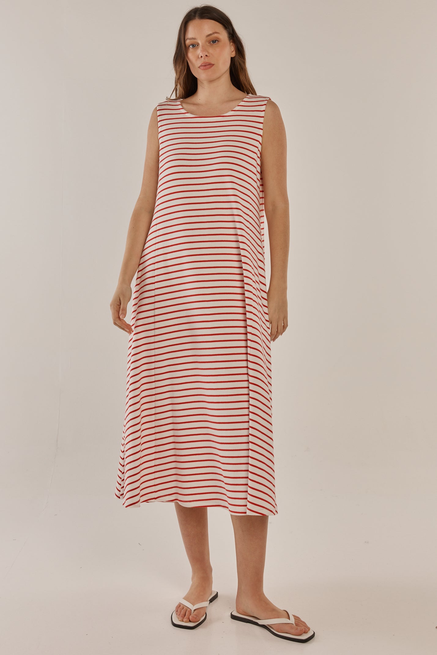 Sabrina Maxi Dress - Red Stripe | Betty Basics | Everyday Women's Clothing Sabrina Maxi Dress - Red Stripe | Betty Basics | Everyday Women's Clothing
