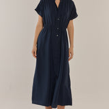 Simone Dress - Navy