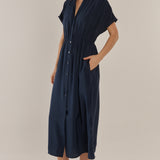 Simone Dress - Navy