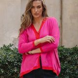Hampton Cardigan - Pink