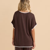 Clara Tee - Chocolate