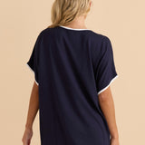 Clara Tee - Navy