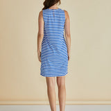 Tia Tank Dress - Royal Blue Stripe
