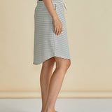 Retreat Skirt - White/Black Stripe