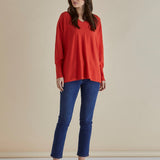 Destiny Knit Jumper - Flame