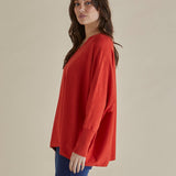 Destiny Knit Jumper - Flame