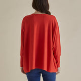 Destiny Knit Jumper - Flame