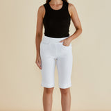 Bermuda Bengaline Short - White