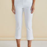 Crop Bengaline Pant - White