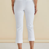 Camila Crop Jeans - White