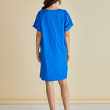 Stellar T-Shirt Dress - Royal Blue