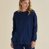 Easy Crew Sweat - Indigo Wash