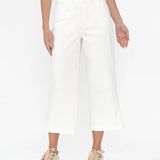 Tabitha Crop Jean - White