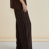 Tamara Pant - Chocolate Stripe