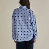 Sage Shirt - Polka Dot Stripe