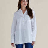 Shellie Poplin Shirt - White