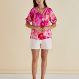 Joanne Blouse - Floral Abstract Print