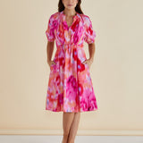 Emery Dress - Floral Abstract Print