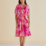 Emery Dress - Floral Abstract Print