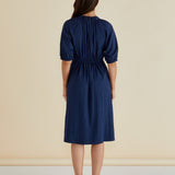 Emery Dress - Navy Blue