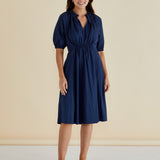 Emery Dress - Navy Blue