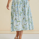 Belize Skirt - Garden Print