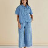 Saffra Relax Leg Jean - Medium Wash