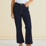 Fleur Bootleg Jean - Smoke Ink
