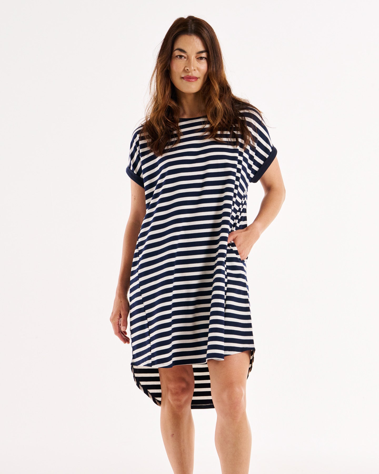 Navy T-Shirt Dress (Large) 