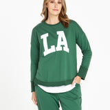 Lucy French Terry Sweat - LA Print