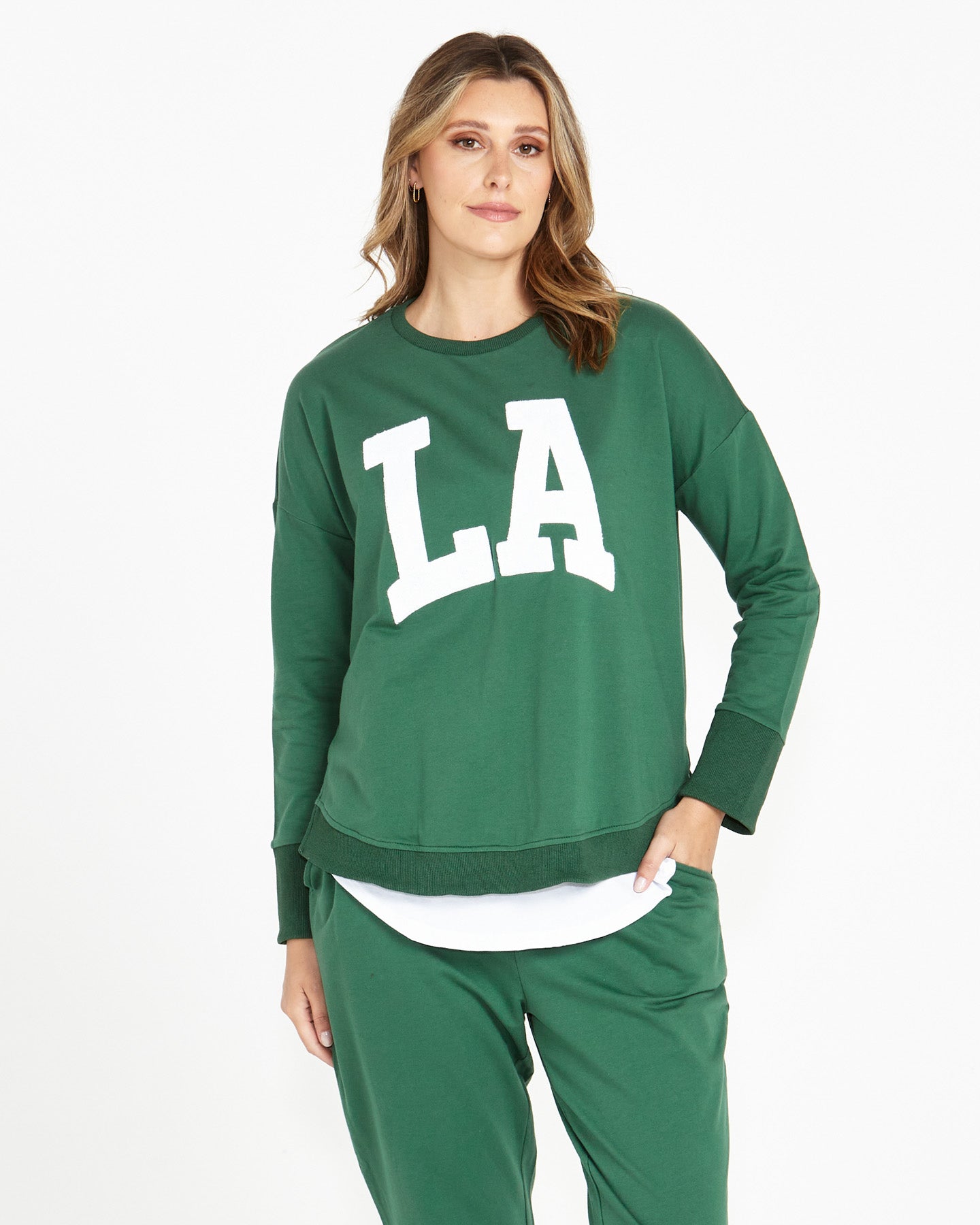 Lucy French Terry Sweat - LA Print