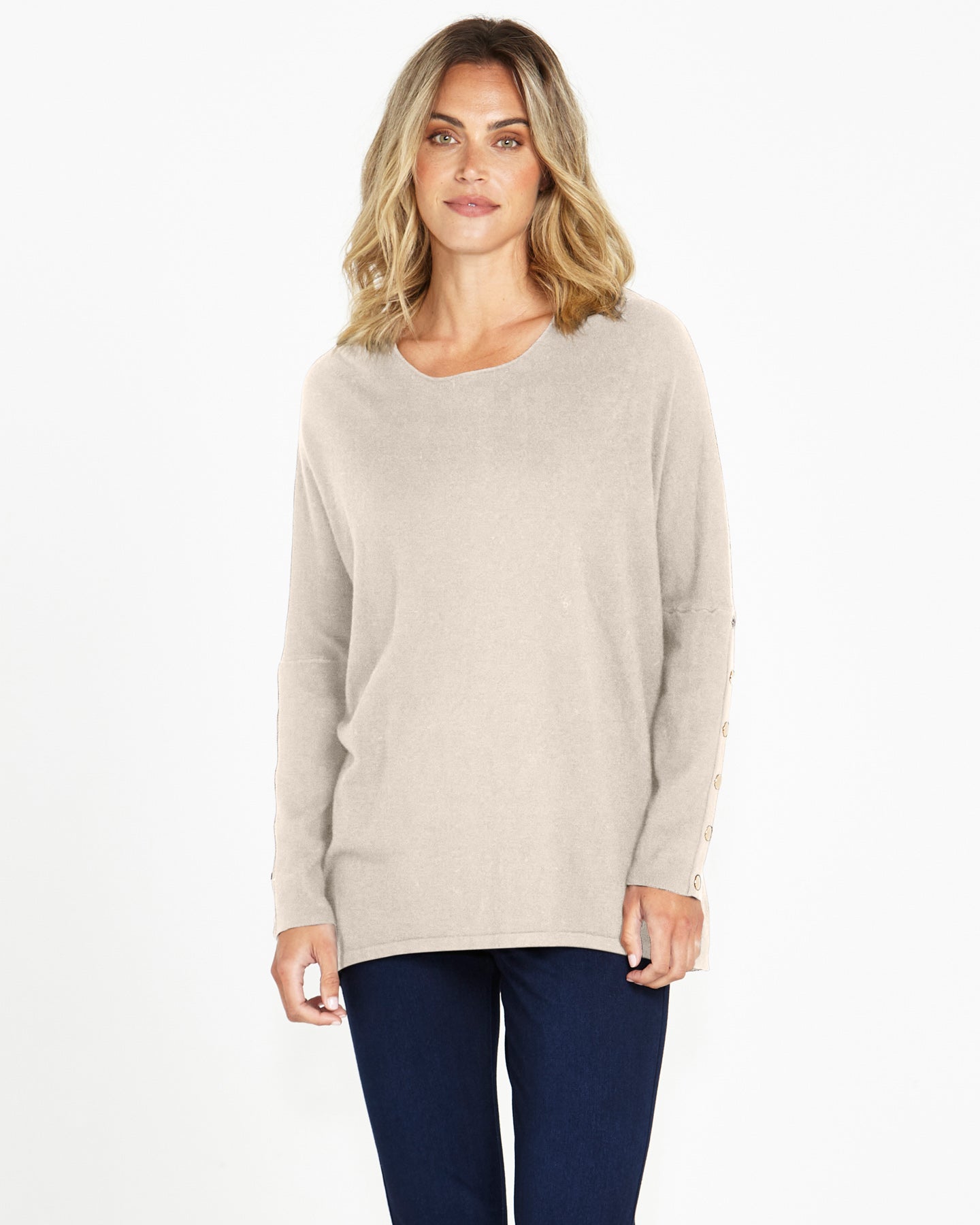 Bronte Knit Top - Wheat
