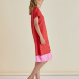 Elwood Dress - Red/Pink