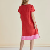 Elwood Dress - Red/Pink