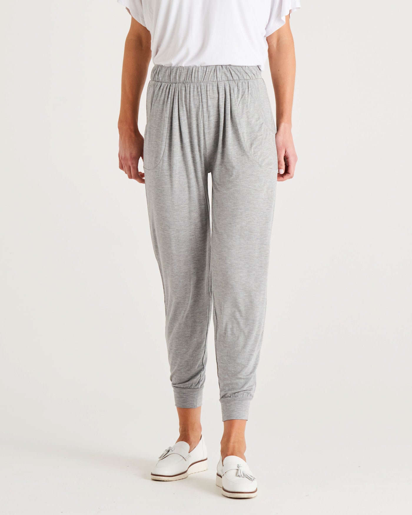 Gray jogging hotsell pants