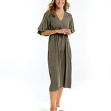 Cora Dress - Olive Branch