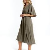 Cora Dress - Olive Branch