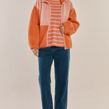 Jayne Fleece Jacket - Pink/Orange