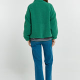 Aubrey Fleece Jacket - Green/Dark Green