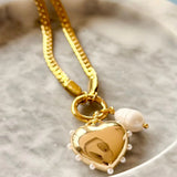 Big Heart Charm Necklace