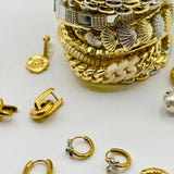 Solid Square Hoops