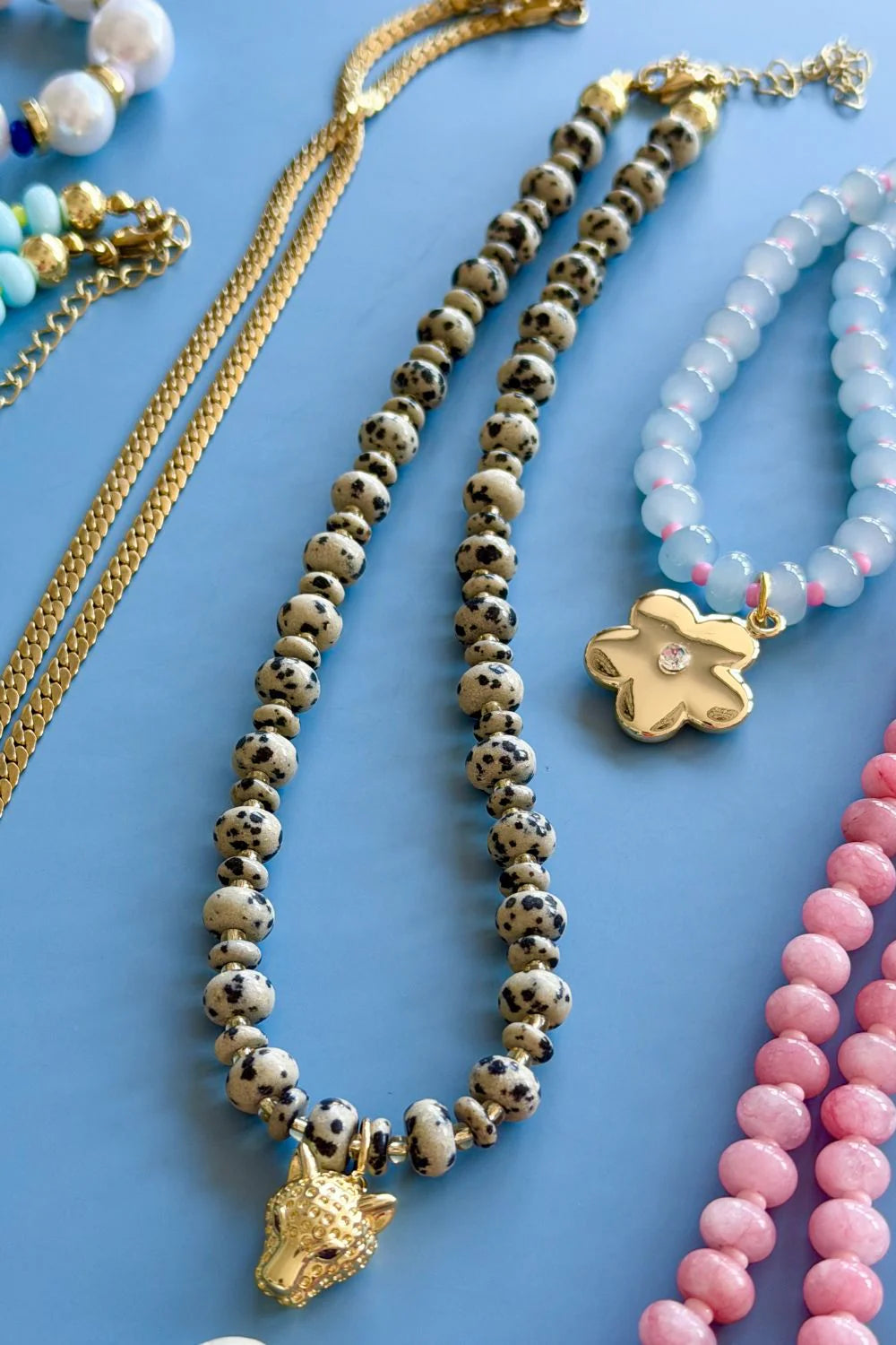 Leopard Gem Necklace