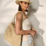 Solana Summer Tote Bag - Beige