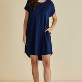 Maxine T-Shirt Dress - Navy