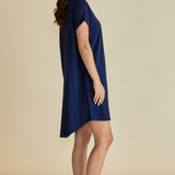 Maxine T-Shirt Dress - Navy