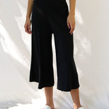 Crystal Crop Jogger - Black