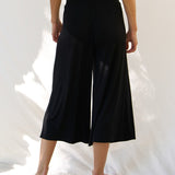 Crystal Crop Jogger - Black