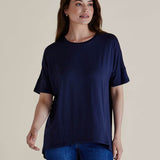 Relax Bamboo Tee - Navy