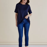 Relax Bamboo Tee - Navy