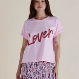 Lover Tee - Pink